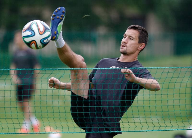 Football. GKS Katowice. Training. 15.01.2015