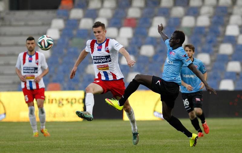 Football. T-Mobile Ekstraklasa. Podbeskidzie Bielsko Biala - Cracovia Krakow. 29.05.2015
