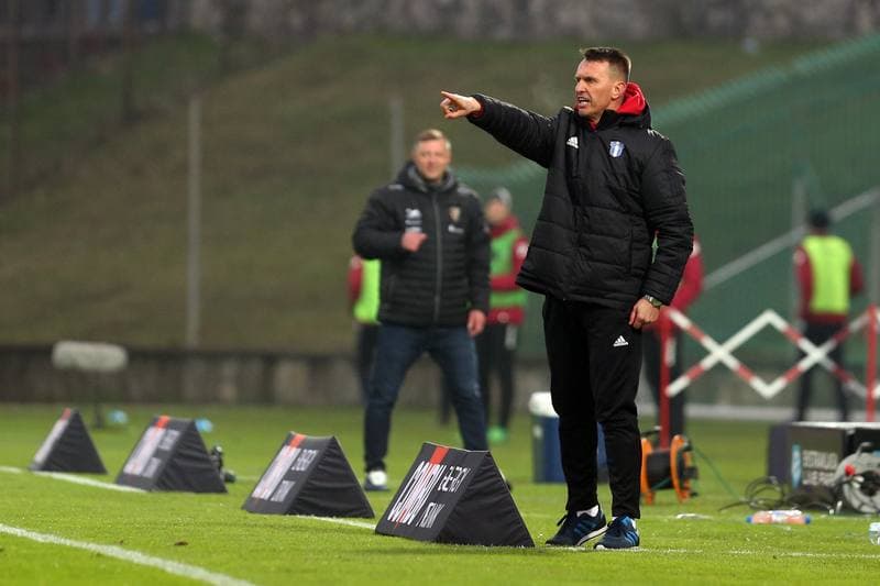 Football. Lotto Ekstraklasa. Zaglebie Sosnowiec - Wisla Plock. 13.04.2019