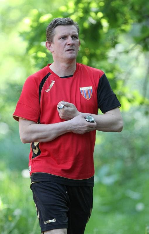 Football. Polonia Bytom. Training. 24.05.2011