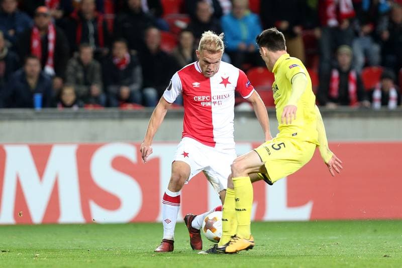 Football. UEFA Europa League. Slavia Prague - Villarreal CF. 02.11.2017