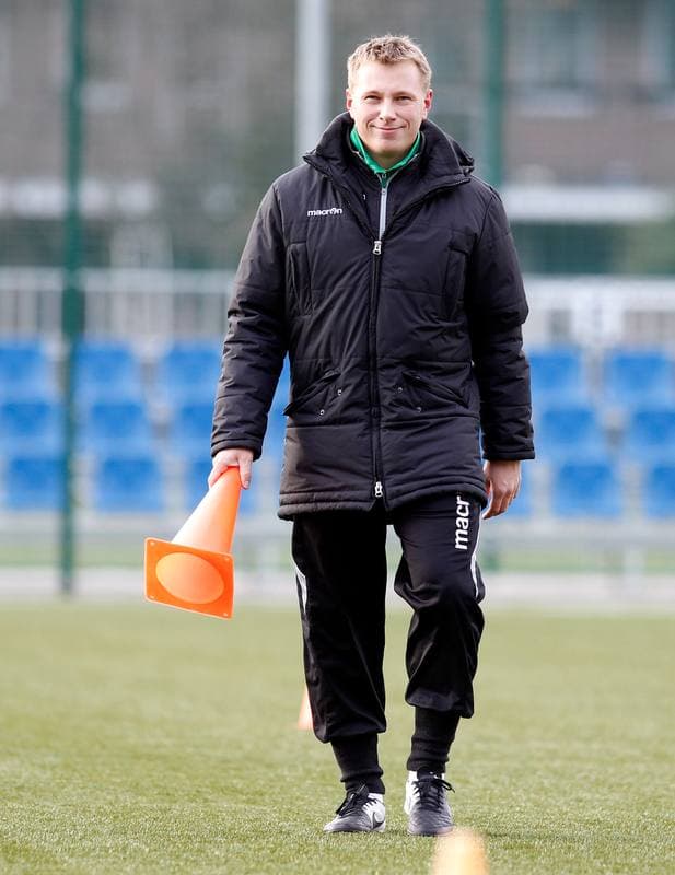 Football. GKS Katowice. Training. 15.01.2015