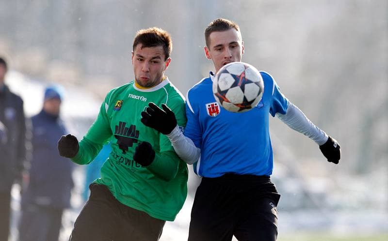 Football. Friendly Match. GKS Katowice - MKS Kluczbork. 31.01.2015