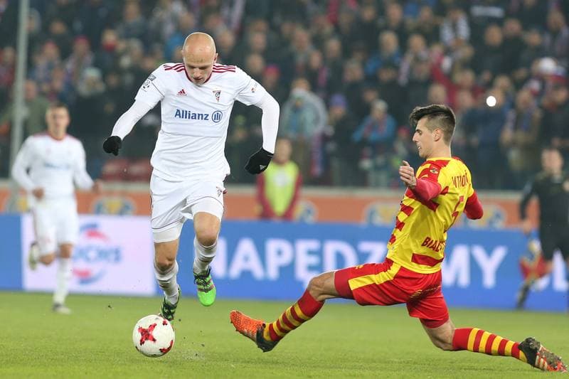 Football. Lotto Ekstraklasa. Gornik Zabrze - Jagiellonia Bialystok. 24.11.2017