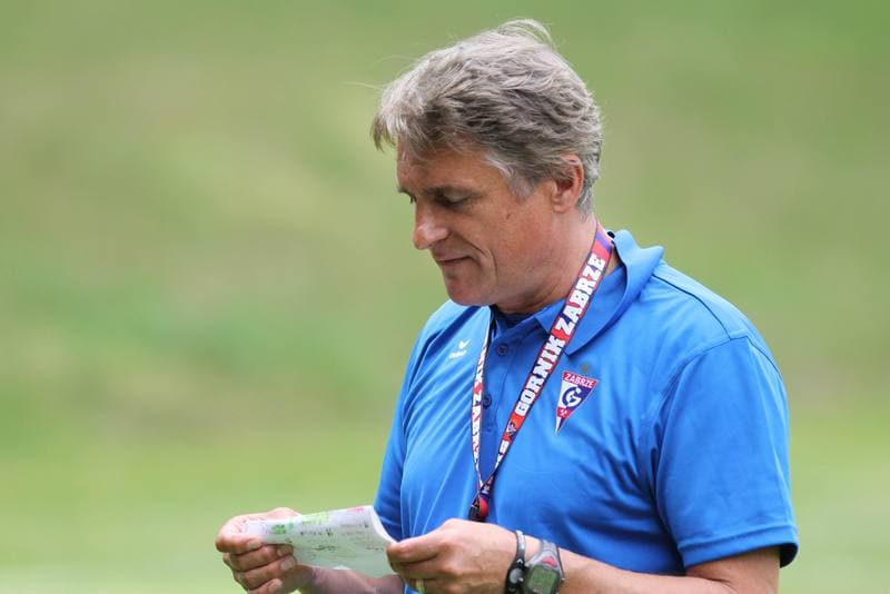 Football. Gornik Zabrze. Training. 12.07.2011