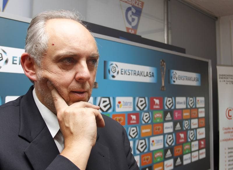 Football. Gornik Zabrze. Press Conference. 13.08.2015
