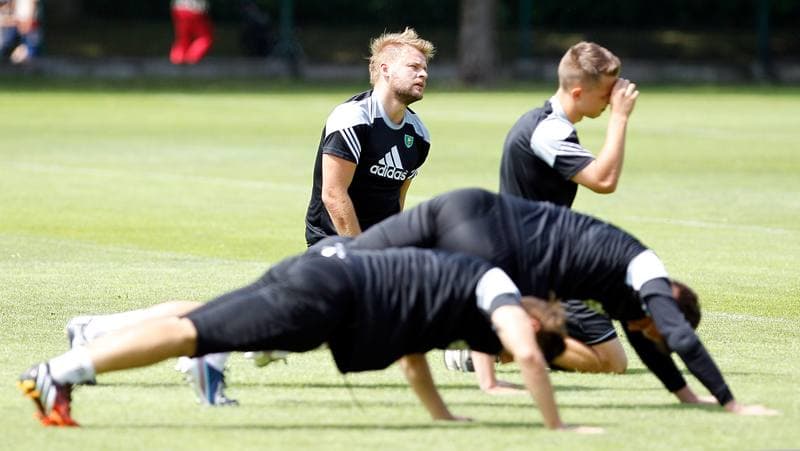 Football. GKS Katowice. Training. 29.06.2015