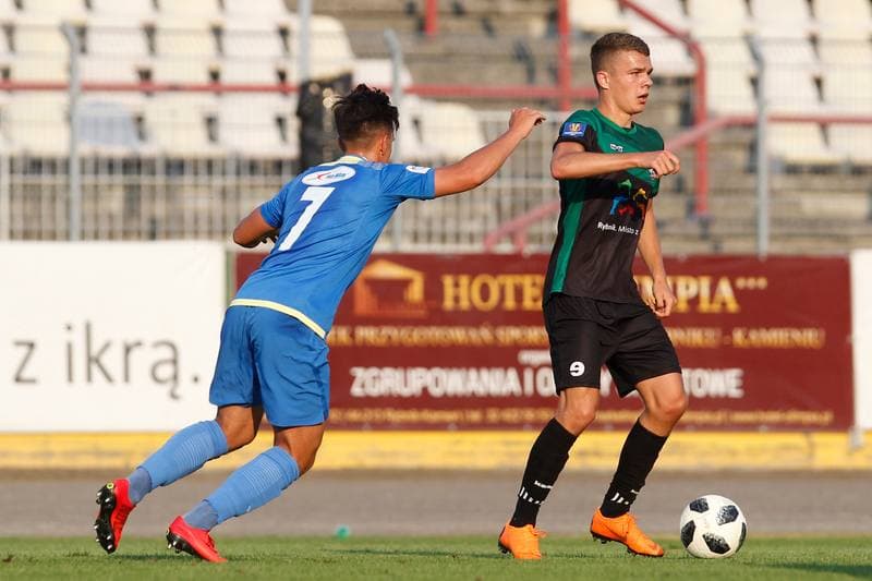 Football. Polish Cup. ROW 1964 Rybnik - Gwardia Koszalin. 08.08.2018