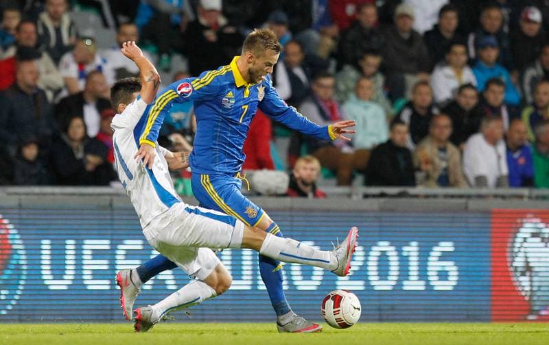 Football. UEFA Euro Qualifiers. Slovakia - Ukraine. 08.09.2015