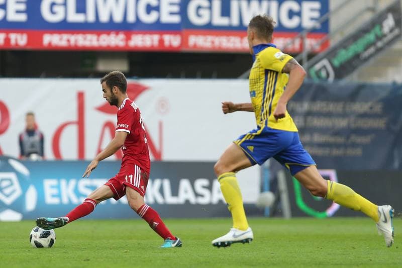Football. Lotto Ekstraklasa. Piast Gliwice - Arka Gdynia. 15.09.2018