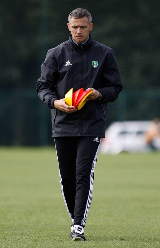 Football. GKS Katowice. Training. 15.01.2015