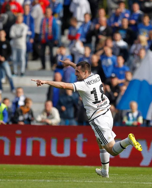 Football. T-Mobile Ekstraklasa. Ruch Chorzow - Legia Warsaw. 24.04.2015