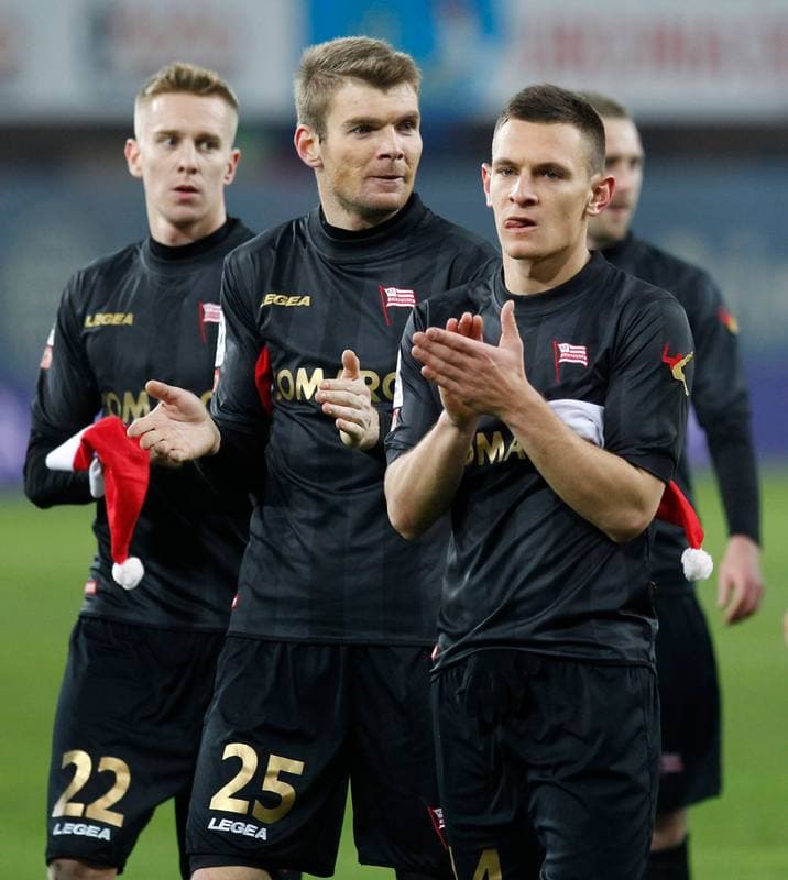 Football. PKO BP Ekstraklasa. Piast Gliwice - Cracovia Krakow. 05.12.2015