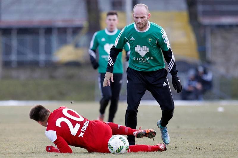 Football. Sparing. Gornik Zabrze - GKS Katowice. 05.02.2016