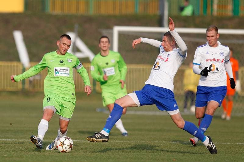 Football. I Liga. Rozwoj Katowice - Wigry Suwalki. 28.11.2015
