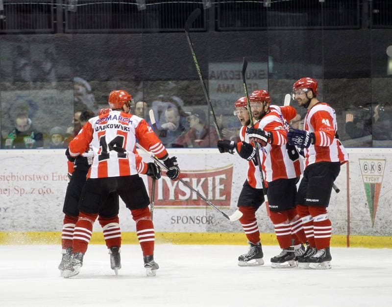Ice Hockey. Polish Hockey League. GKS Tychy - Comarch Cracovia. 24.03.2016