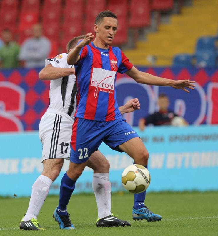 Football. I liga. Polonia Bytom - Sandecja Nowy Sacz. 26.08.2012