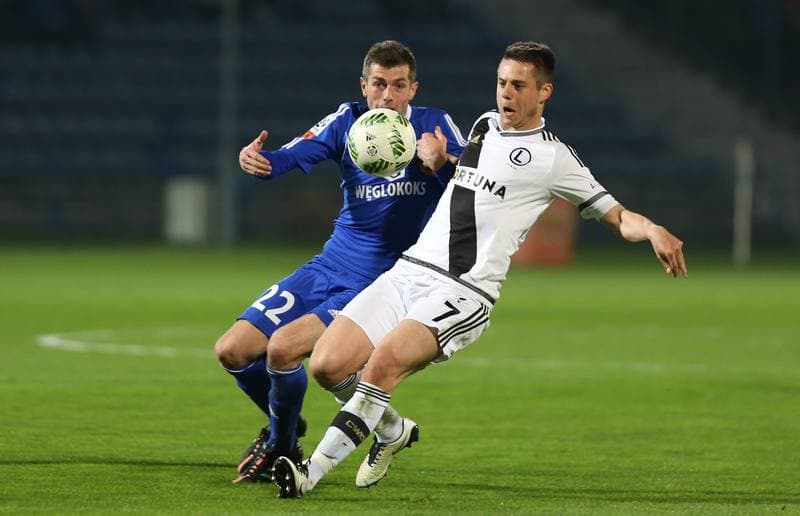 Football. Ekstraklasa. Ruch Chorzow - Legia Warsaw. 19.04.2016