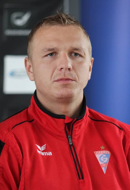 Football. Gornik Zabrze. Press Conference. 19.04.2011