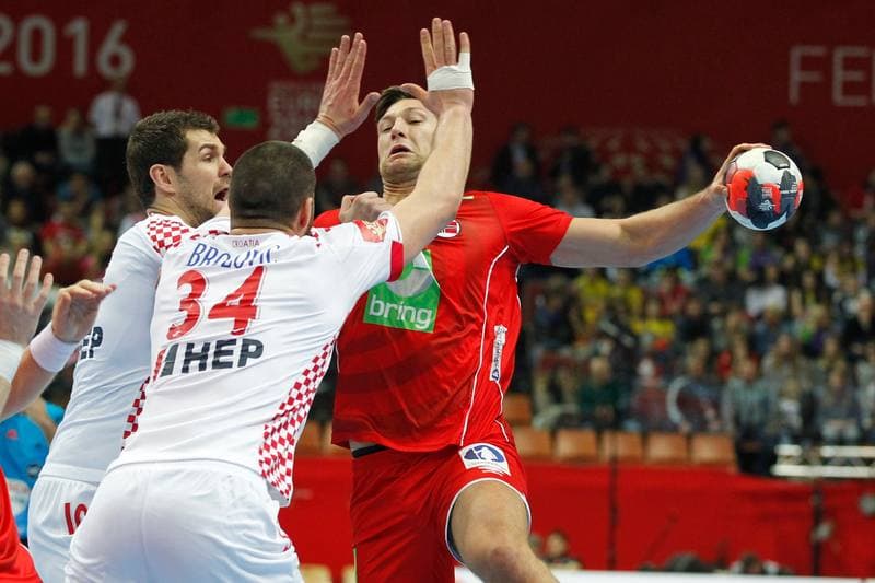 Handball. EHF Euro 2016. Norway - Croatia. 17.01.2016