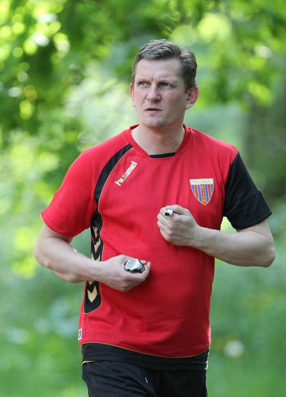 Football. Polonia Bytom. Training. 24.05.2011