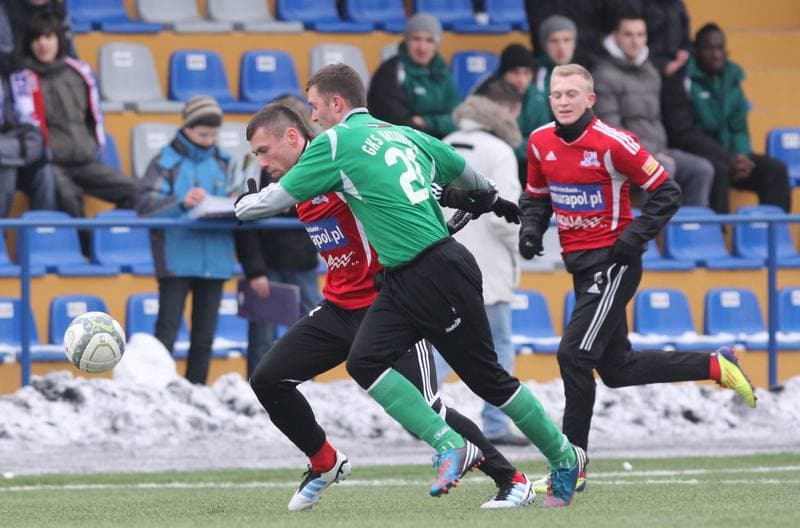 Football. I Liga. Podbeskidzie Bielsko-Biala - GKS Katowice. 02.04.2011