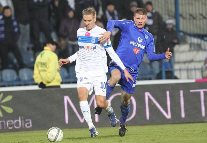 Football. T-Mobile Ekstraklasa. Ruch Chorzow - Lech Poznan. 24.02.2013