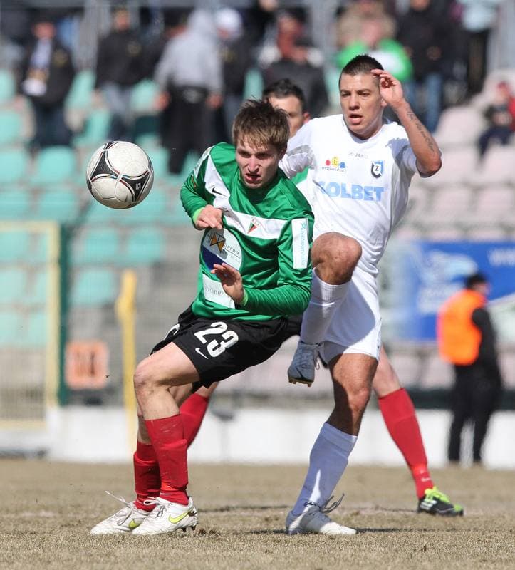Football. I liga. GKS Tychy - Zawisza Bydgoszcz. 17.03.2013