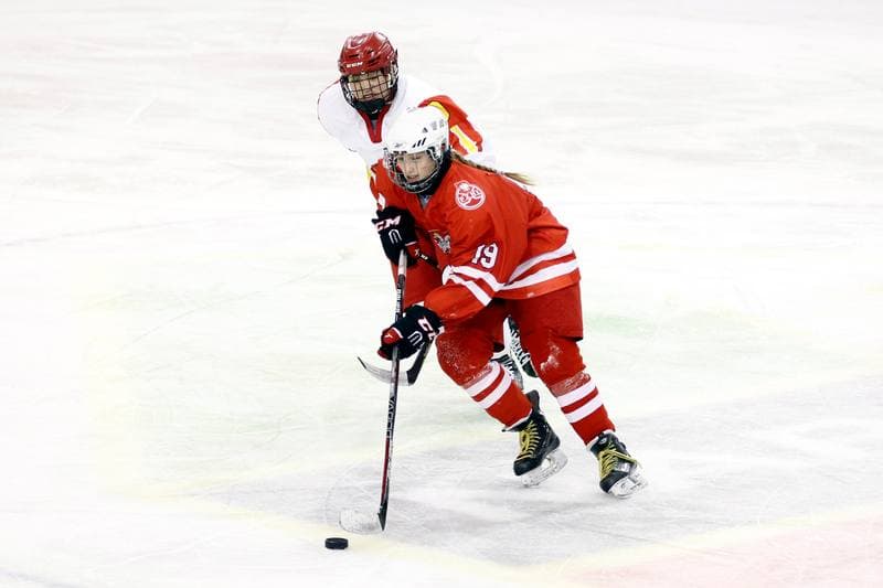 Ice Hockey. Women's U18 Friendly Match. Poland - China. 04.01.2017