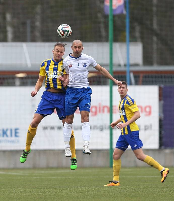Football. I Liga. MKS Kluczbork - Arka Gdynia. 26.03.2016