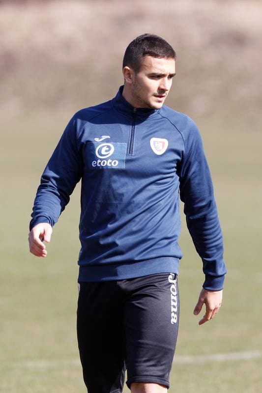 Football. Piast Gliwice. Training. 08.03.2017