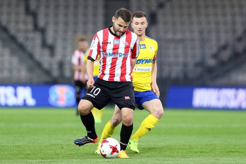 Football. Lotto Ekstraklasa. Cracovia Krakow - Arka Gdynia. 08.05.2017
