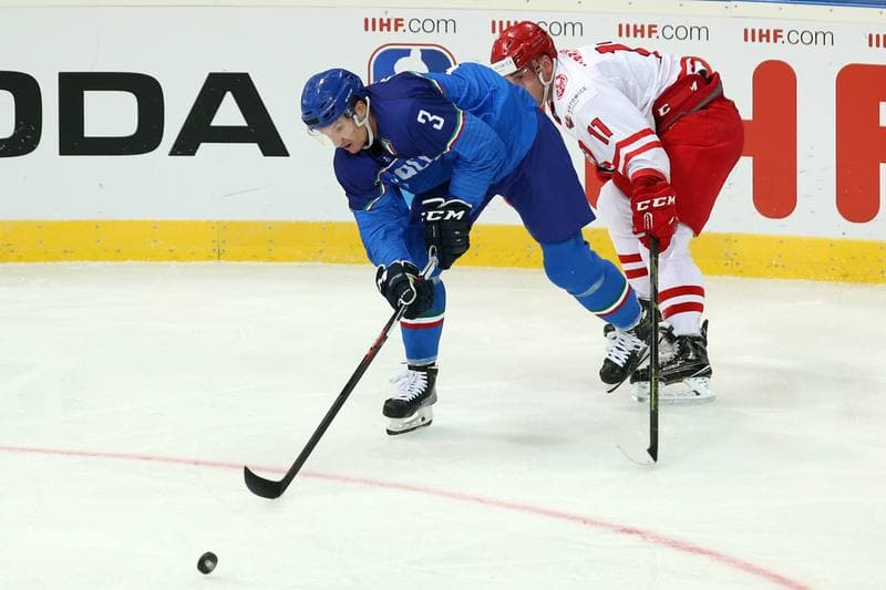 Ice Hockey. World Championship Division 1A. Italy - Poland. 23.04.2016