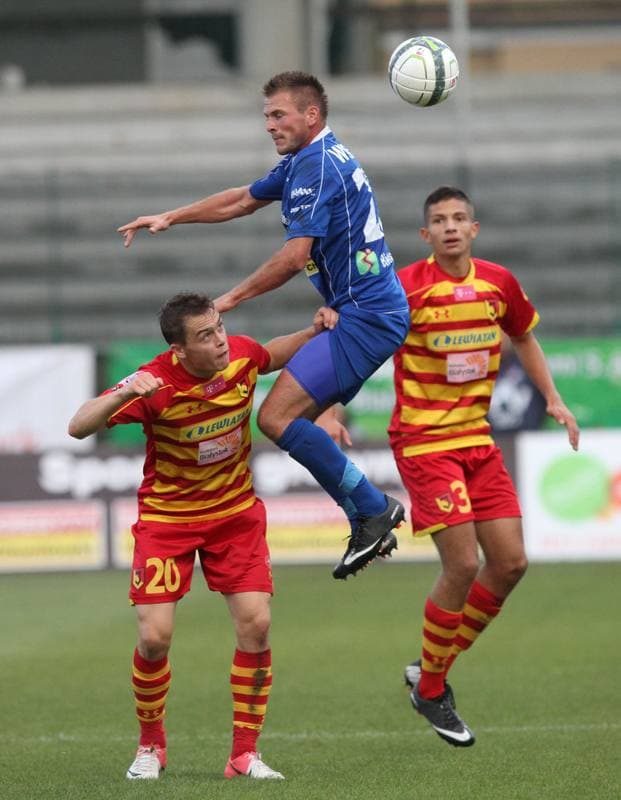 Football. T-Mobile Ekstraklasa. Podbeskidzie Bielsko-Biala - Jagiellonia Bialystok. 19.09.2013