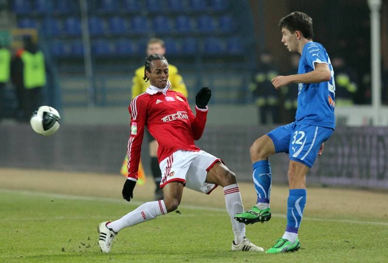 Football. T-Mobile Ekstraklasa. Wisla Krakow - Lech Poznan. 09.03.2012