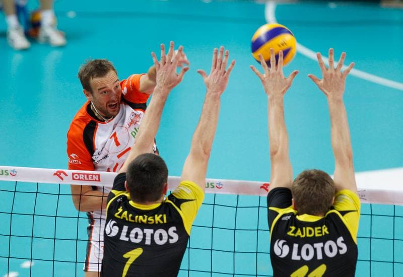 Volleyball. CEV Champions League. Jastrzebski Wegiel - Asseco Resovia Rzeszow. 05.02.2014