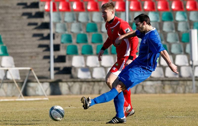 Football. Sparing. Zaglebie Sosnowiec - Podbeskidzie Bielsko Biala. 11.01.2014
