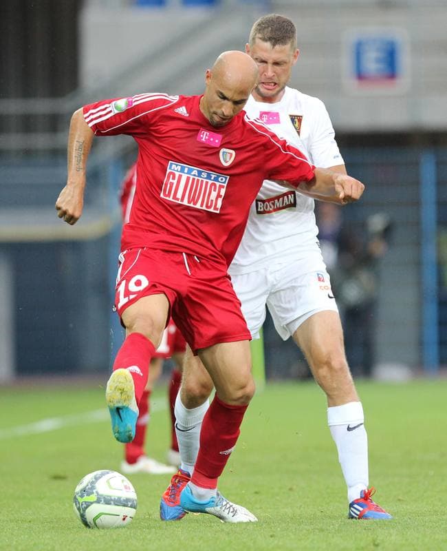 Football. T-Mobile Ekstraklasa. Piast Gliwice - Pogon Szczecin. 31.08.2012