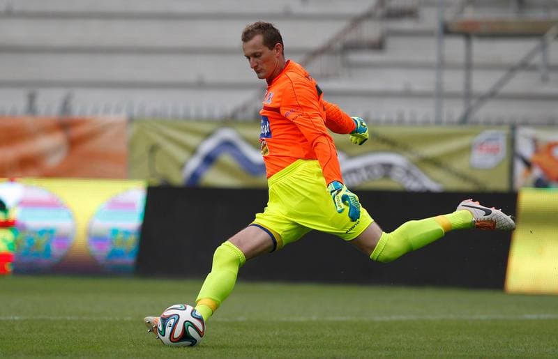 Football. T-Mobile Ekstraklasa. Podbeskidzie Bielsko Biala - Ruch Chorzow. 03.08.2014