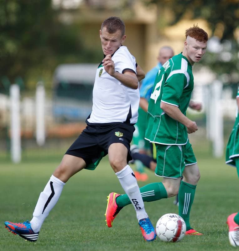 Football. III Liga Opolsko - Slaska. Grunwald Ruda Slaska - GKS Jastrzebie. 09.08.2014