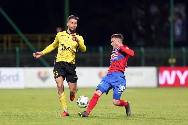 Football. Fortuna I Liga. GKS Katowice - Rakow Czestochowa. 09.03.2019