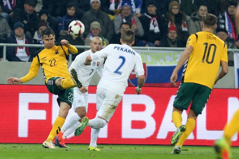 Football. World Cup Qualifiers. Slovakia - Lithuania. 11.11.2016