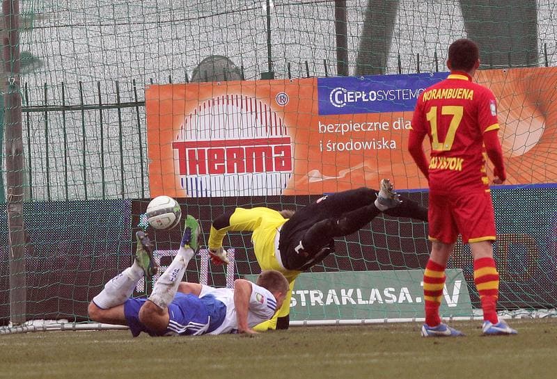 Football. T-Mobile Ekstraklasa. Podbeskidzie Bielsko-Biala - Jagiellonia Bialystok. 01.08.2011