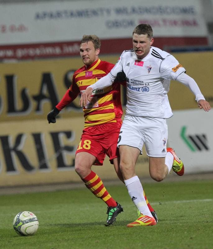 Football. T-Mobile Ekstraklasa. Gornik Zabrze - Jagiellonia Bialystok. 03.03.2013