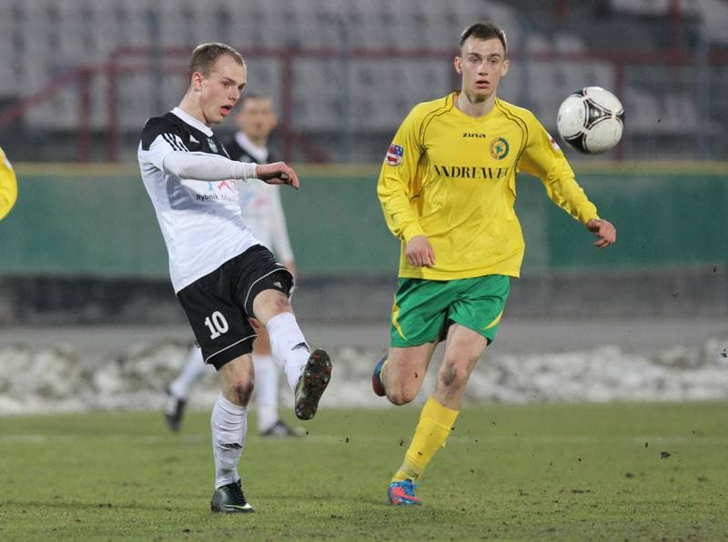 Football. II liga - grupa Zachodnia. Energetyk ROW Rybnik - Tur Turek. 12.04.2013