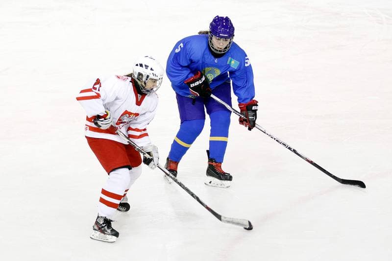 Ice Hockey. U18 Women's World Championship. Kazakhstan - Poland. 09.01.2017