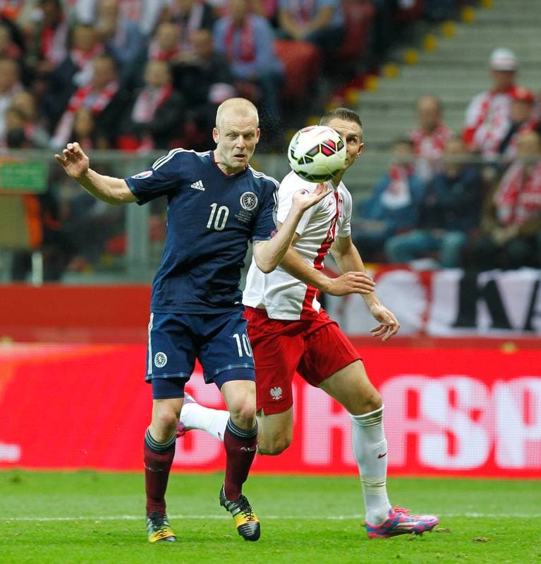 Football. UEFA European Qualifiers. Poland - Scotland. 14.10.2014