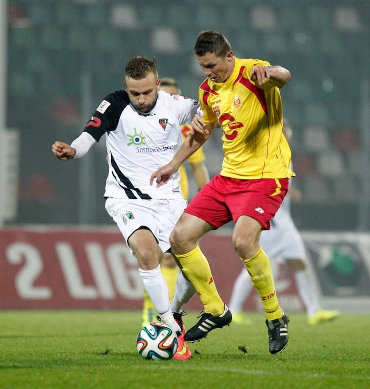 Football. II Liga. Zaglebie Sosnowiec - Znisz Pruszkow. 30.10.2014