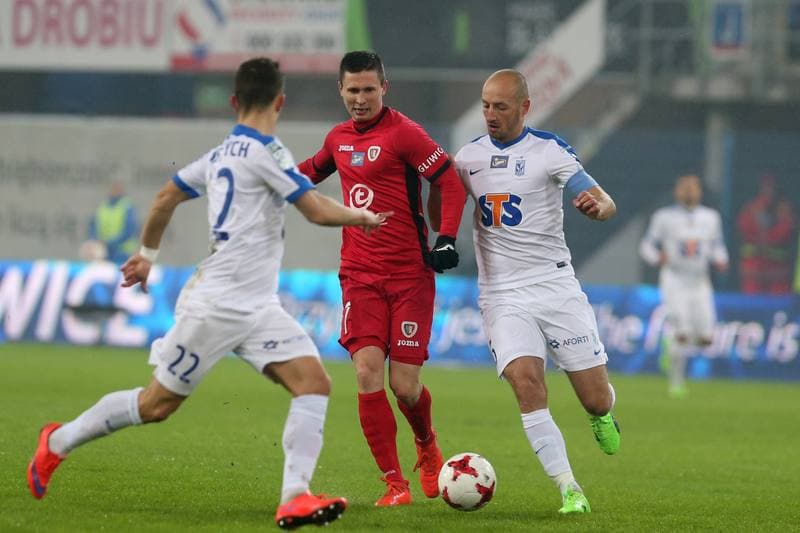 Football. Lotto Ekstraklasa. Piast Gliwice - Lech Poznan. 18.02.2017