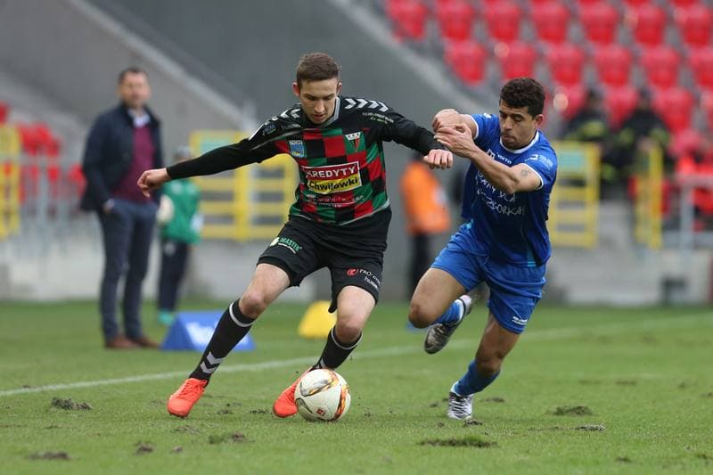 Football. Nice I Liga. GKS Tychy - MKS Kluczbork. 11.03.2017